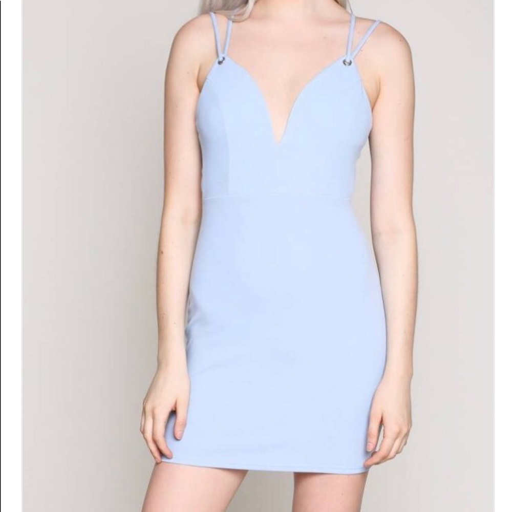 Blue Blush Bodycon Dress Size Small